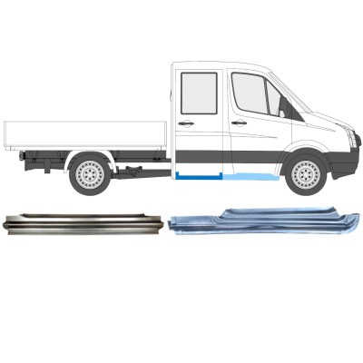 Reparationspanel set för Volkswagen Crafter 2005-2017 / Höger / 15536