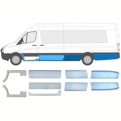 Reparationspanel set för Volkswagen Crafter 2005-2017 / Vänster+Höger / 15540