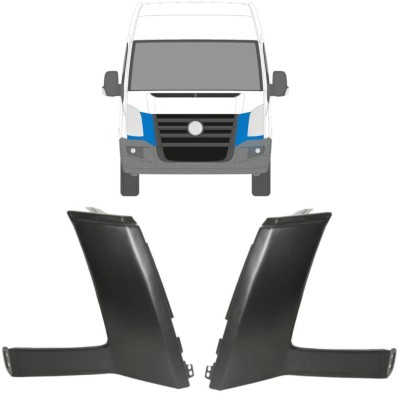List under strålkastare för Volkswagen Crafter 2005-2011 / Vänster+Höger / Set 16856