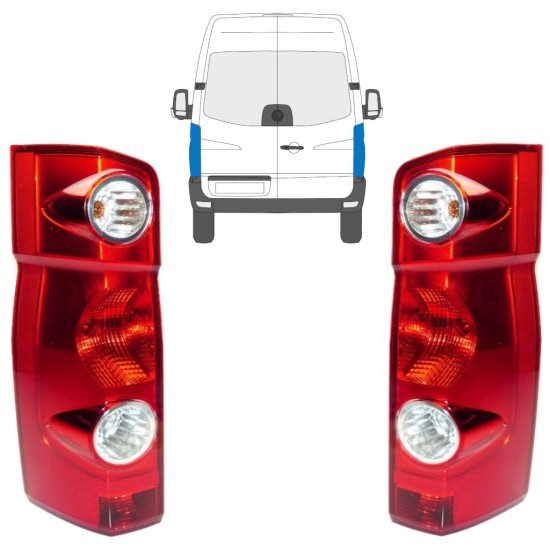 Baklykta för Volkswagen Crafter 2005-2017 / Vänster+Höger / Set 15574