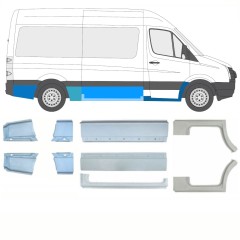Reparationspanel set för Volkswagen Crafter 2005-2017 / Vänster+Höger / 15541
