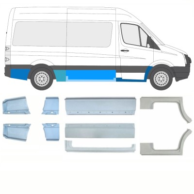 Reparationspanel set för Volkswagen Crafter 2005-2017 / Vänster+Höger / 15541