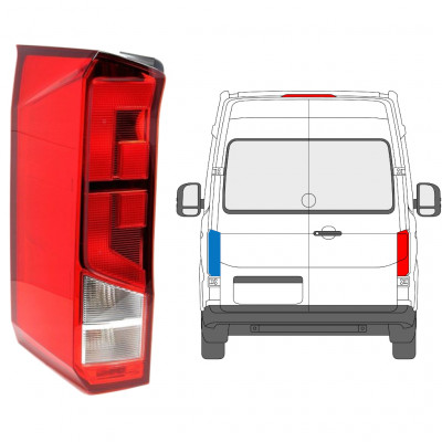 Baklykta för Volkswagen Crafter 2017- / Vänster 12921