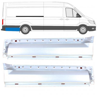 Sidovägg hjulhuskant för Volkswagen Crafter / MAN THE 2017- / XLWB / Set 11597