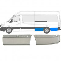 Sidovägg hjulhuskant för Mercedes Sprinter 2006- / LWB / Vänster / Set 10514