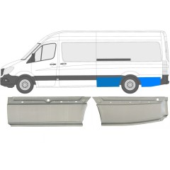 Sidovägg hjulhuskant för Mercedes Sprinter 2006-2018 / Vänster / Set 10514