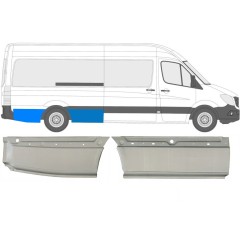 Sidovägg hjulhuskant för Mercedes Sprinter 2006-2018 / Höger / Set 10515