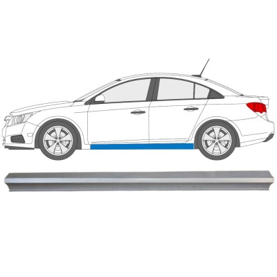 Nedre tröskelplåt reparationspanel för Chevrolet Cruze 2009-2014 / Vänster 15102