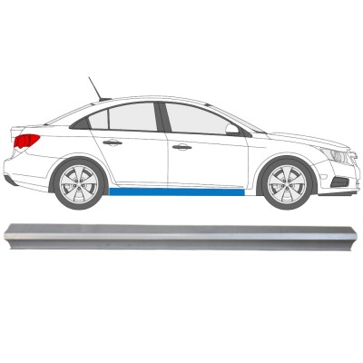 Nedre tröskelplåt reparationspanel för Chevrolet Cruze 2009-2014 / Höger 15101
