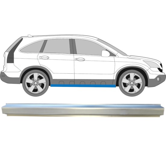 Tröskelplåt reparationspanel för Honda CR-V 2006-2011 / Vänster = Höger (symmetrisk) 14770