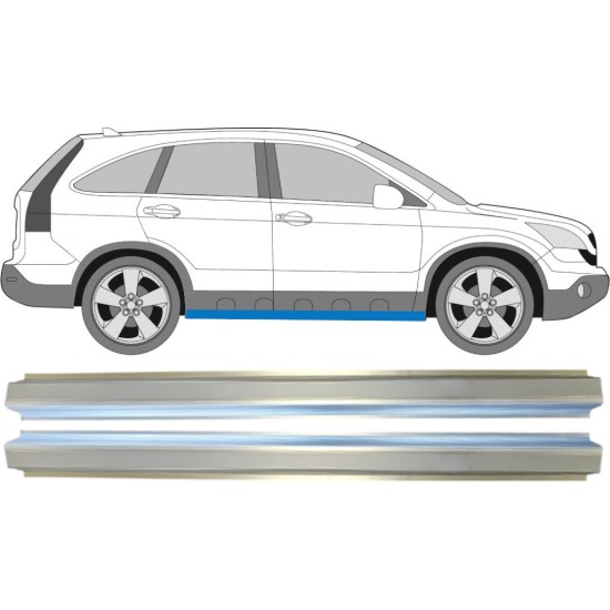 Tröskelplåt reparationspanel för Honda CR-V 2006-2011 / Vänster+Höger / Set 14771