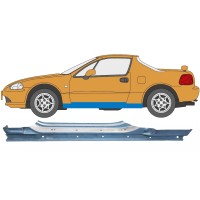 Tröskelplåt för Honda Civic Del Sol 1992-1998 / Vänster 6184