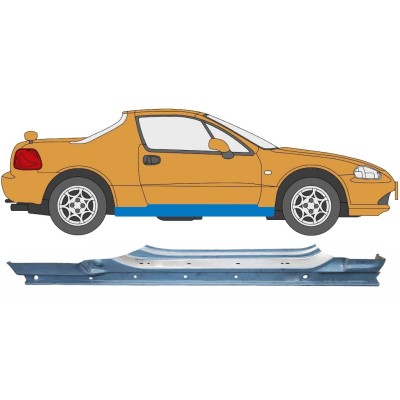 Tröskelplåt för Honda Civic Del Sol 1992-1998 / Höger 6185