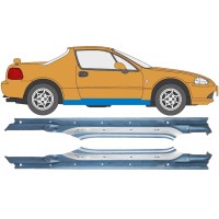Tröskelplåt för Honda Civic Del Sol 1992-1998 / Vänster+Höger / Set 10537