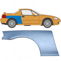 Sidovägg hjulhuskant för Honda Civic CRX Del Sol 1992-1998 / Höger 5649