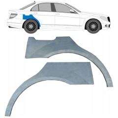 Sidovägg hjulhuskant för Mercedes C-Class W204 2007-2014 / Vänster+Höger / Set 10410
