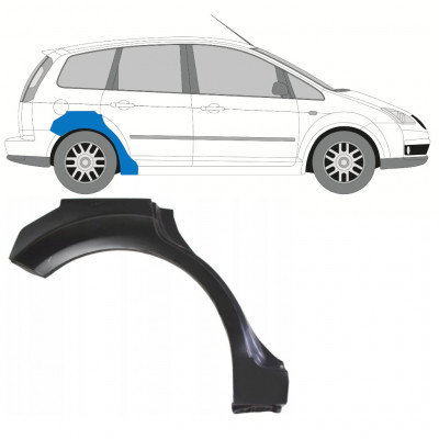 Sidovägg hjulhuskant för Ford Focus C-MAX 2003-2007 / Höger 7690