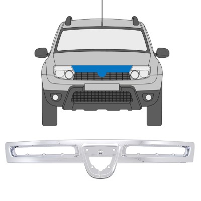 Grilllist för Dacia Duster 2010-2012 16217