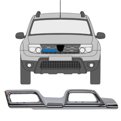 Grilllist för Dacia Duster 2013-2017 / Höger 16220