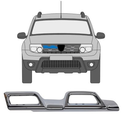 Grilllist för Dacia Duster 2013-2017 / Höger 16219