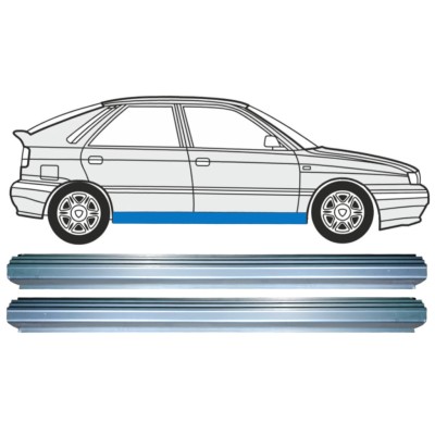 Tröskelplåt reparationspanel för Lancia Delta 1993-1999 / Vänster+Höger / Set 15217