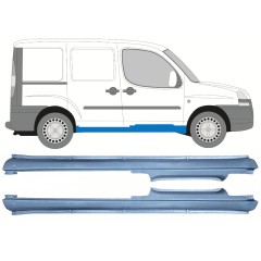 Tröskelplåt för Fiat Doblo 2001-2010 / Vänster+Höger / Set 11465