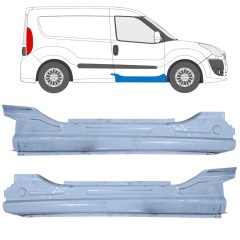 Tröskelplåt reparationspanel för Opel Combo D 2011-2018 / Vänster+Höger / Set 14362