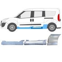 Reparationspanel set för Fiat Doblo 2010-2022 / Vänster / 15001