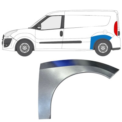 Sidovägg hjulhuskant för Fiat Doblo 2010-2022 / Vänster 15037