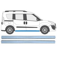Tröskelplåt reparationspanel för Fiat Doblo 2010-2022 / Vänster+Höger / Set 15361
