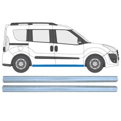 Tröskelplåt reparationspanel för Fiat Doblo 2010-2022 / Vänster+Höger / Set 15361