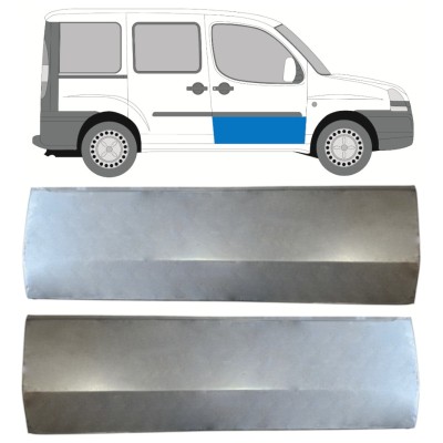 Fram dörrreparationspanel för Fiat Doblo 2001-2010 / Vänster+Höger / Set 14620