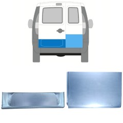 Reparationspanel för bakdörr för Fiat Doblo 2001-2010 / Vänster+Höger / Set 11807