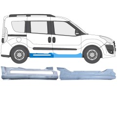 Tröskelplåt reparationspanel för Opel Combo D 2011-2018 / Höger / Set 14367