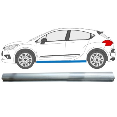 Nedre tröskelplåt reparationspanel för Citroen DS4 2011-2015 / Vänster 15015