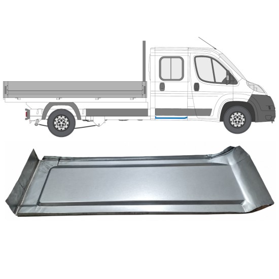 Reparationsplåt insteg vänster/höger för Fiat Ducato 2006-2026 / Höger 17072