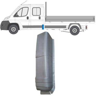 Bak hörn reparationspanel för Fiat Ducato 2006-2026 / Vänster 16615
