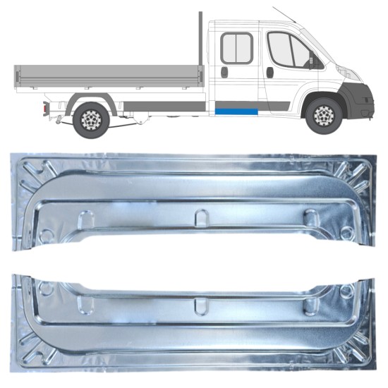 Bakdörr reparationspanel inre för Citroen Jumper 2006-2026 / Vänster+Höger 16394