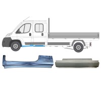 Reparationspanel set för Fiat Ducato 2006-2014 / Vänster / Dubbelkabin / 14795 Reparationspanel set för Fiat Ducato 2006-2014 / Vänster / Dubbelkabin / 14795