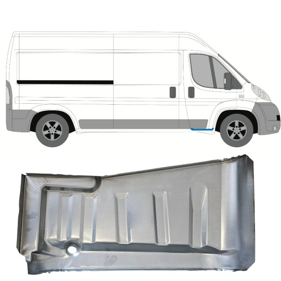 Reparationsplåt insteg vänster/höger för Fiat Ducato 2006-2014 / Höger 15052 Reparationsplåt insteg vänster/höger för Fiat Ducato 2006-2014 / Höger 15052