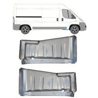 Reparationsplåt insteg vänster/höger för Fiat Ducato 2006-2025 / Vänster+Höger / Set 15061