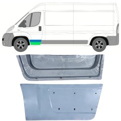 Inre + yttre fram dörrreparationspanel för Citroen Jumper 2006-2025 / Vänster / Set 15403