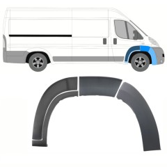 Sats med framskärmslister för Citroen Jumper 2006-2014 / Höger / 14395