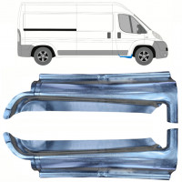 Reparationspanel för dörrtröskel för Fiat Ducato 2006- / Vänster+Höger / Set 10372