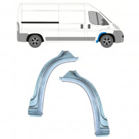 Framre hjulhus reparationspanel för Fiat Ducato 2006- / Vänster+Höger / Set 11471