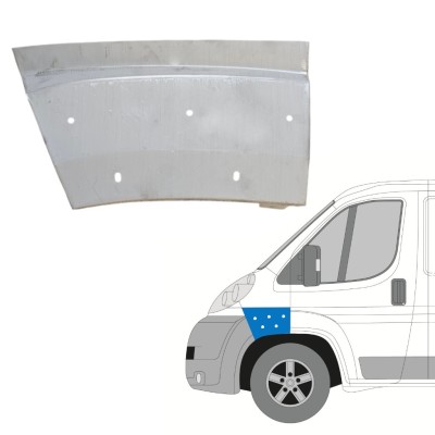 Reparationspanel till framskärm för Fiat Ducato 2006-2014 / Vänster 14705