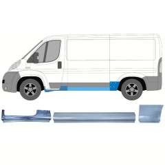 Reparationspanel set för Fiat Ducato 2006-2025 / Vänster / 12419