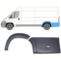 Set med bakre hjulhuslister för Fiat Ducato 2006-2018 / Vänster / 8586