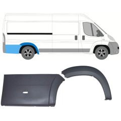 Set med bakre hjulhuslister för Citroen Jumper 2006-2018 / Höger / 14435