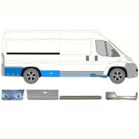 Reparationspanel set för Fiat Ducato 2006-2026 / Höger / 16789